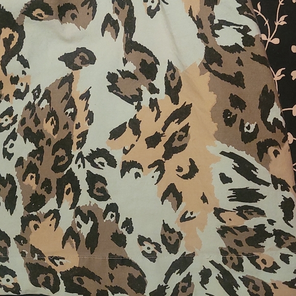 HURLEY Turquoise Animal Print Mini-Dress with Stretch - Picture 5 of 5